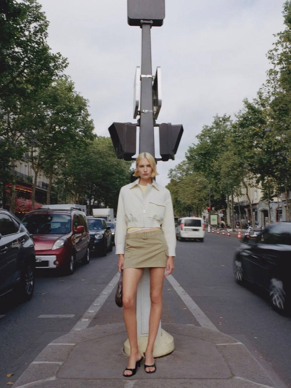 Mango Cargo Mini-Skirt With Belt - Picture 6 of 14